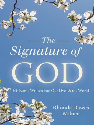 cover image of The Signature of God